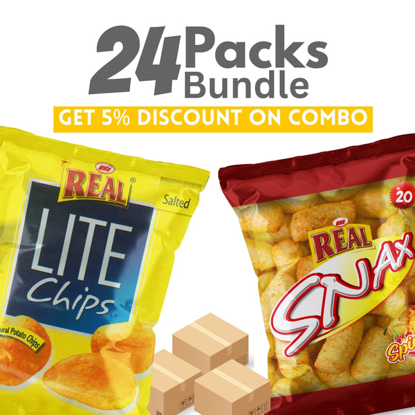 2 Flavor Combo – Corn Puffs (Spicy + Light Salted Chips )