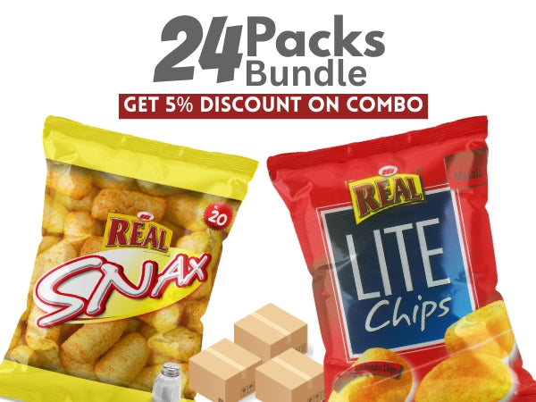 2 Flavor Combo – Corn Puffs (Salted + Light Chips Spicy )
