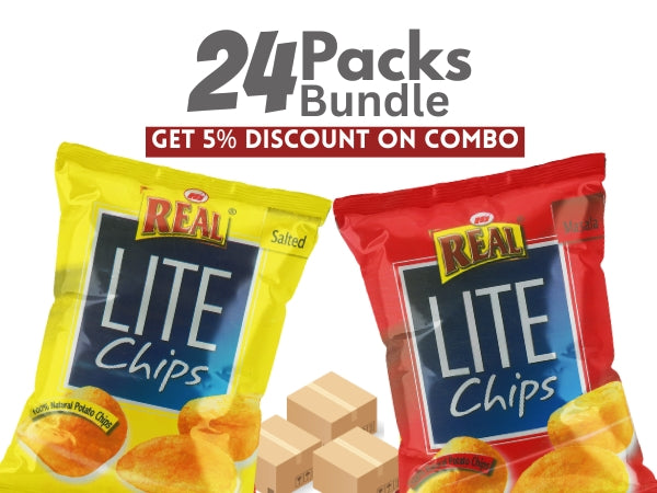 2 Flavor Combo – Real Light (Spicy + Light Salted Chips )