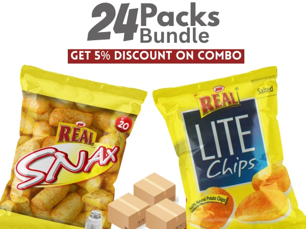 2 Flavor Combo – Corn Puffs (Salted + Light Chips Salt )