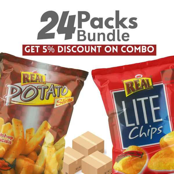 2 Flavor Combo – Real Light (Spicy + Potato Masala Slims)