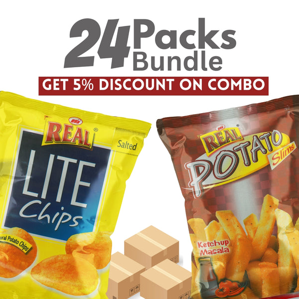 2 Flavor Combo – Real Light (Salted + Potato Masala Slims)